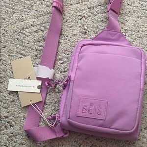 BEIS Lilac Sling Bag